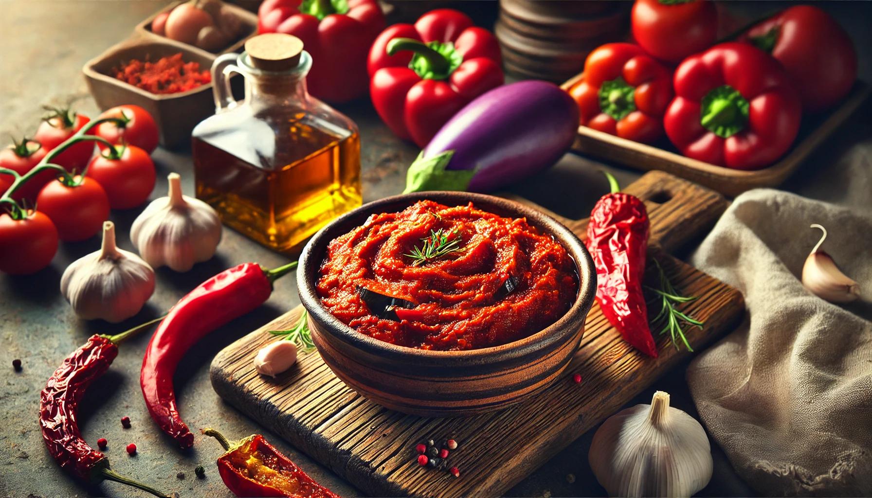 Ajvar - Pasta de Ardei Copti cu Vinete