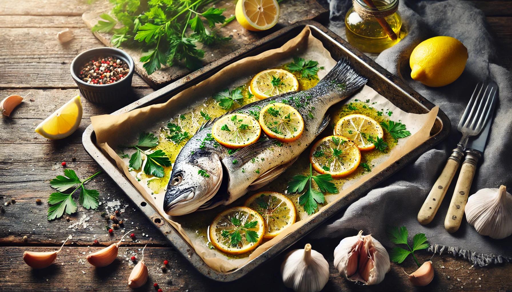 Biban de Mare Copt: O Delicatesa Perfecta pentru Orice Masa