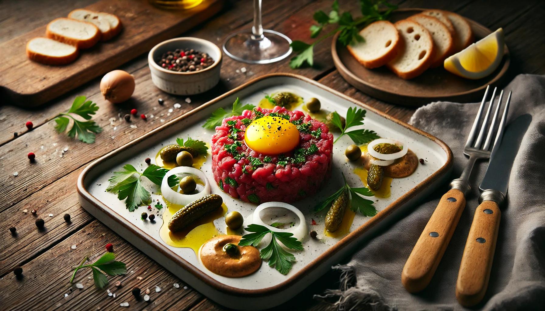 Biftec tartar de vita