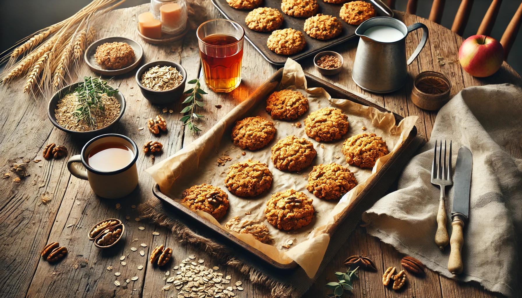 Biscuiti cu tarate de ovaz - sanatosi si deliciosi