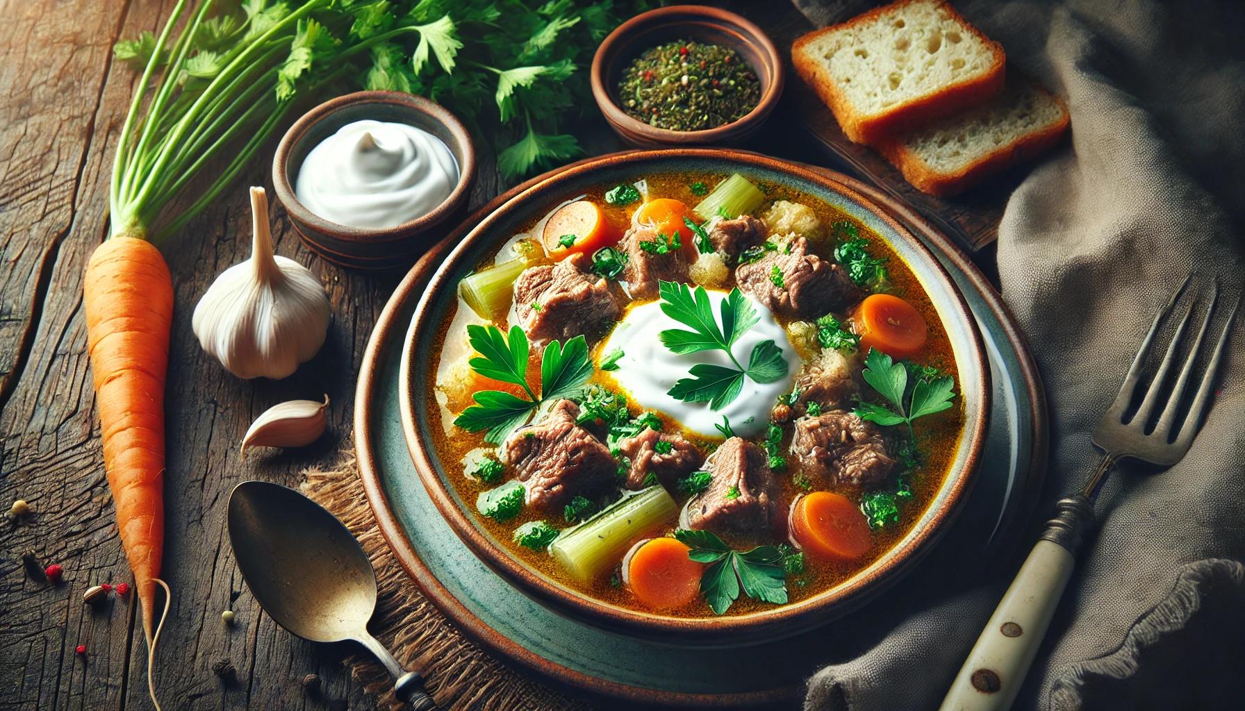 Bors de miel cu smantana - Gust autentic si savuros