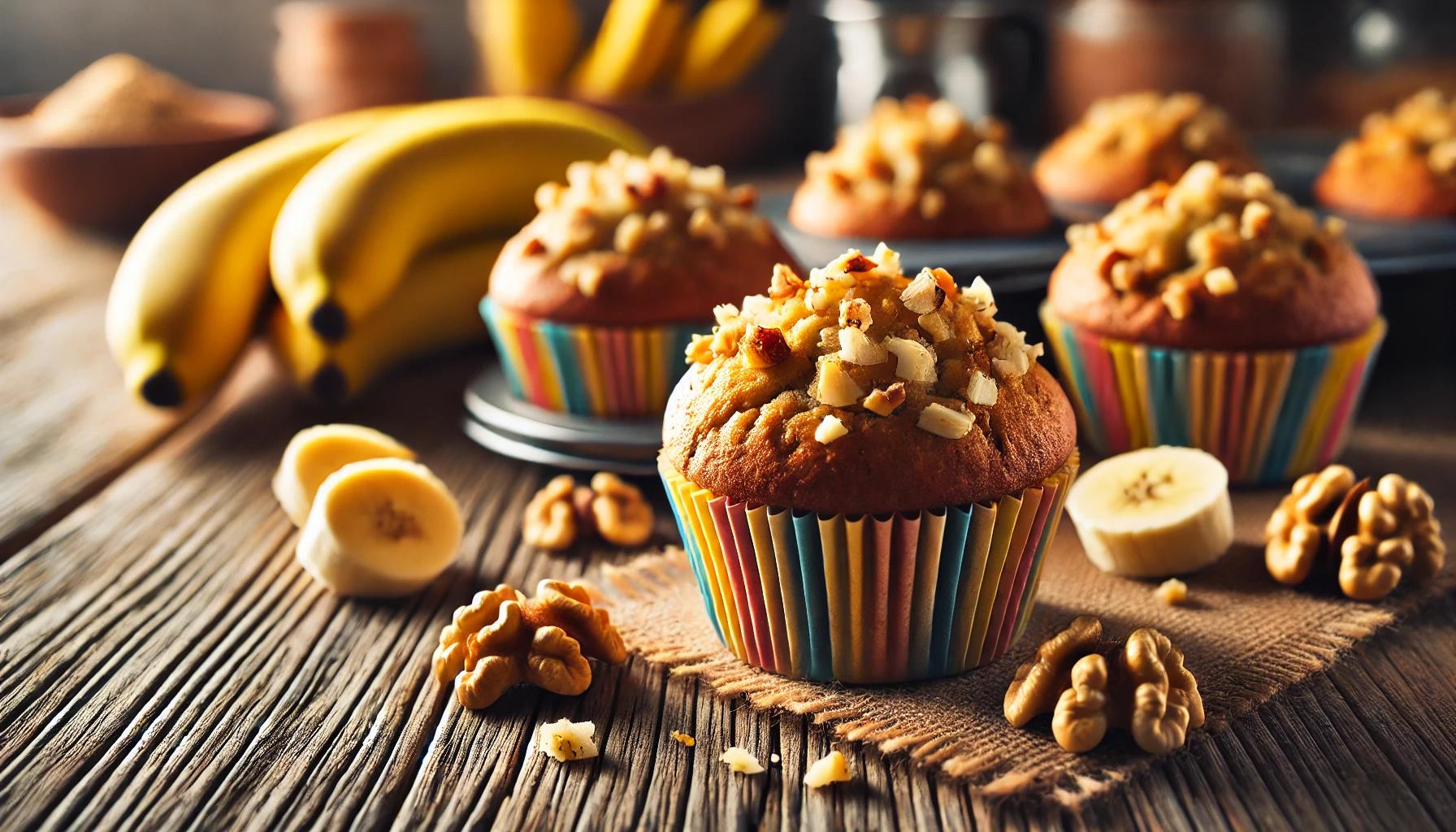 Briose de post cu banane - reteta delicioasa