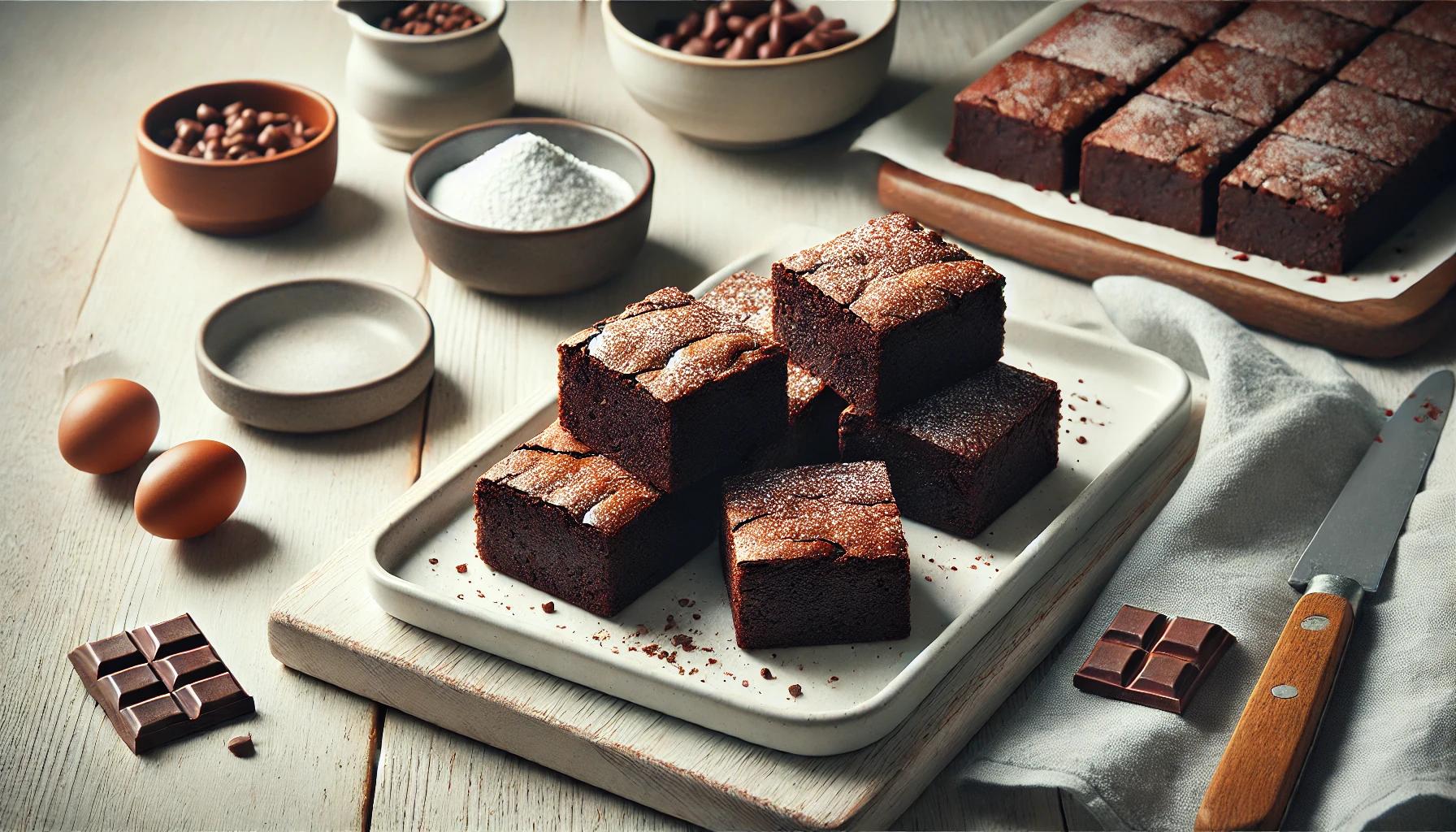 Brownies Fara Faina cu 2 Ingrediente