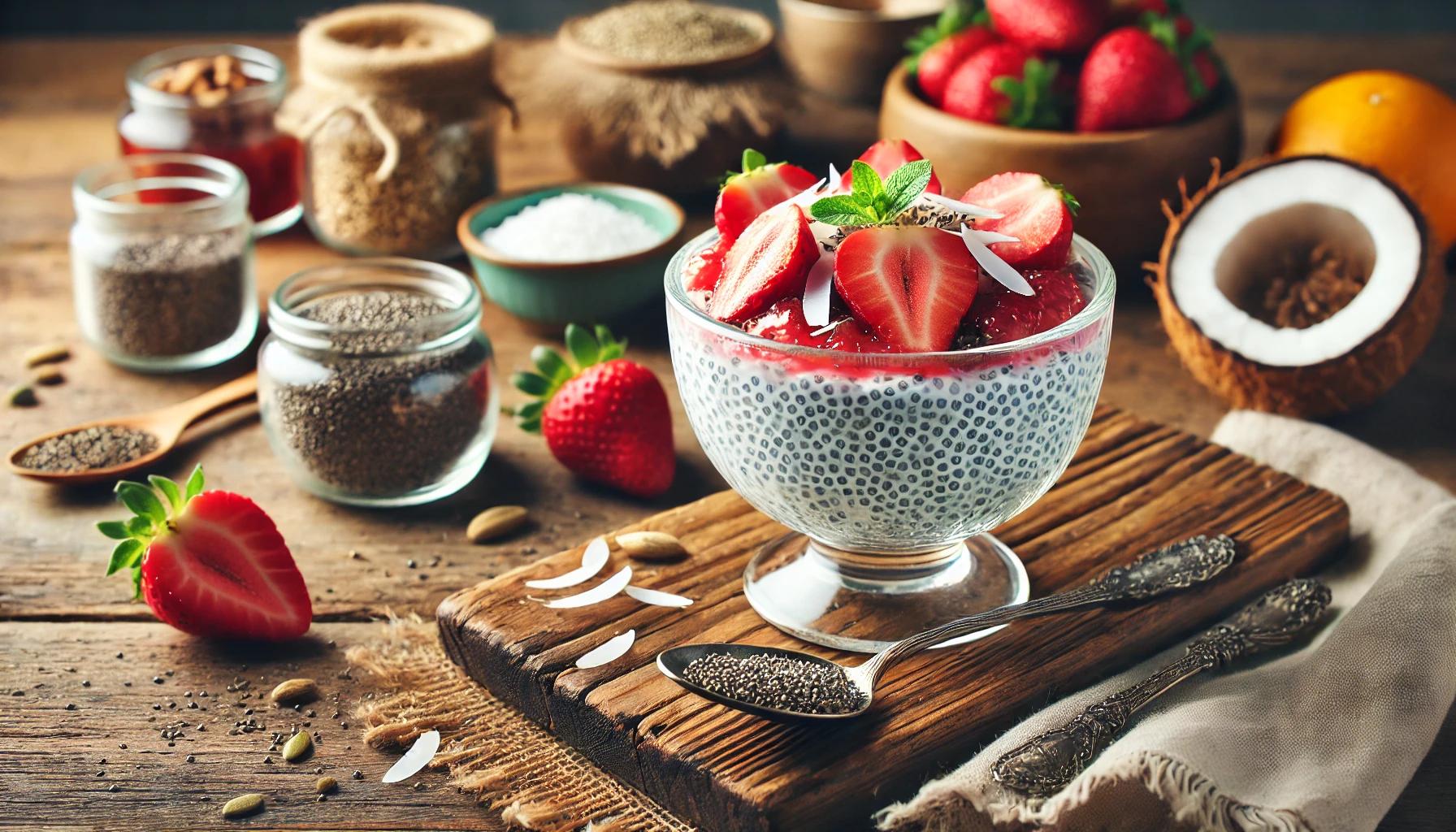Budinca de Chia cu 3 Ingrediente