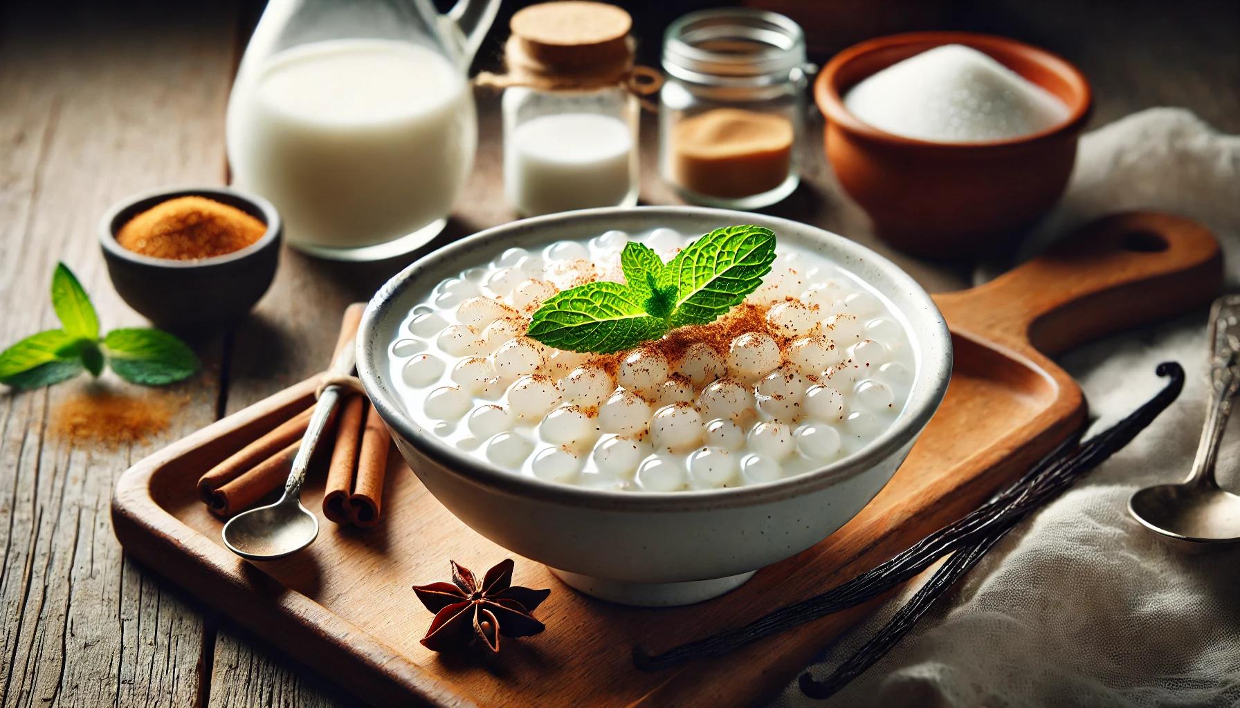 Budinca de tapioca - ce este si cum se prepara
