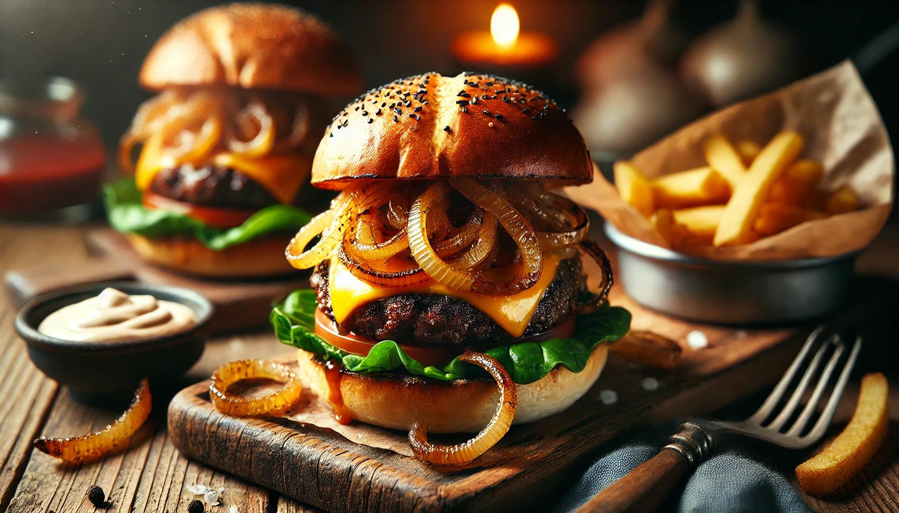 Burgeri cu ceapa caramelizata - Pur si simplu un spectacol culinar