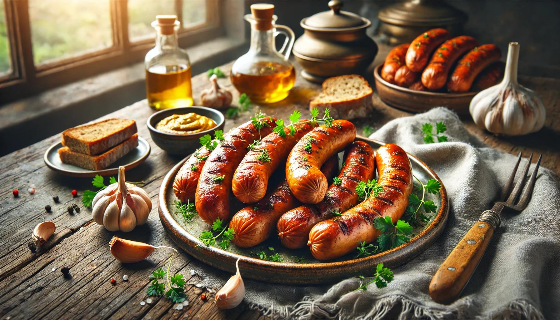 Carnati de porc afumati
