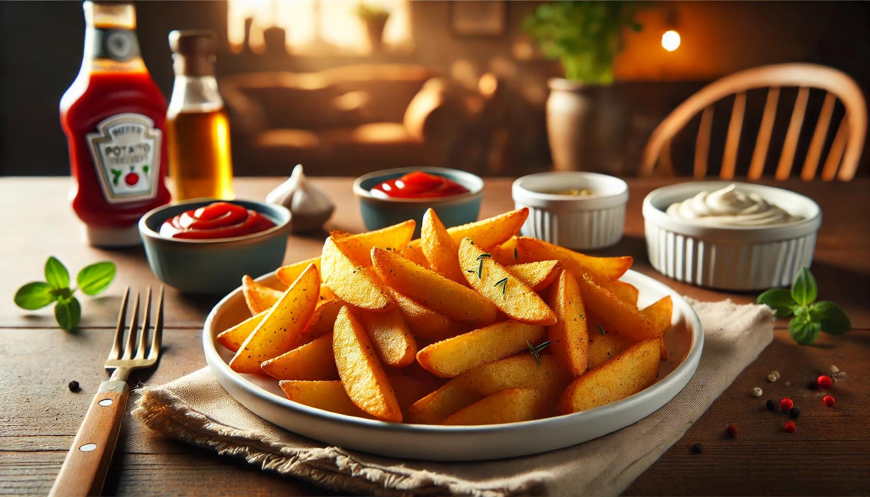 Cartofi Wedges in Stil Fast-Food