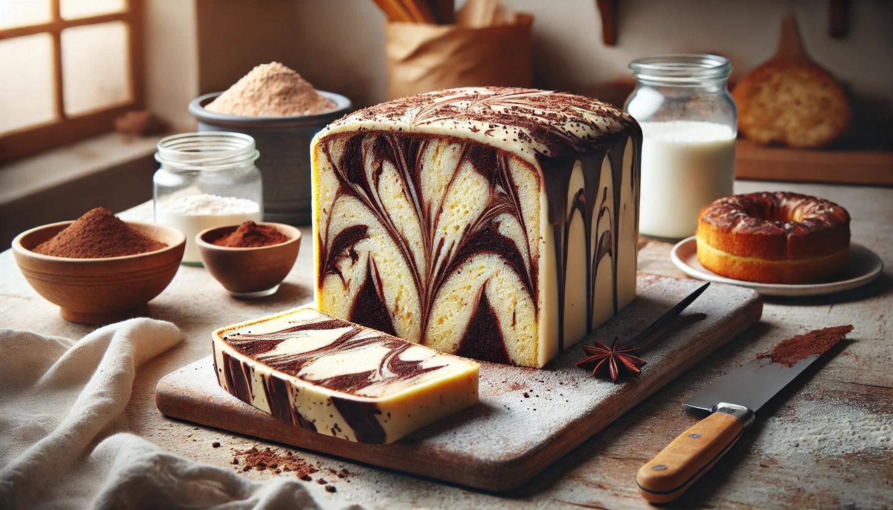 Chec marmorat de post - Reteta vegana delicioasa