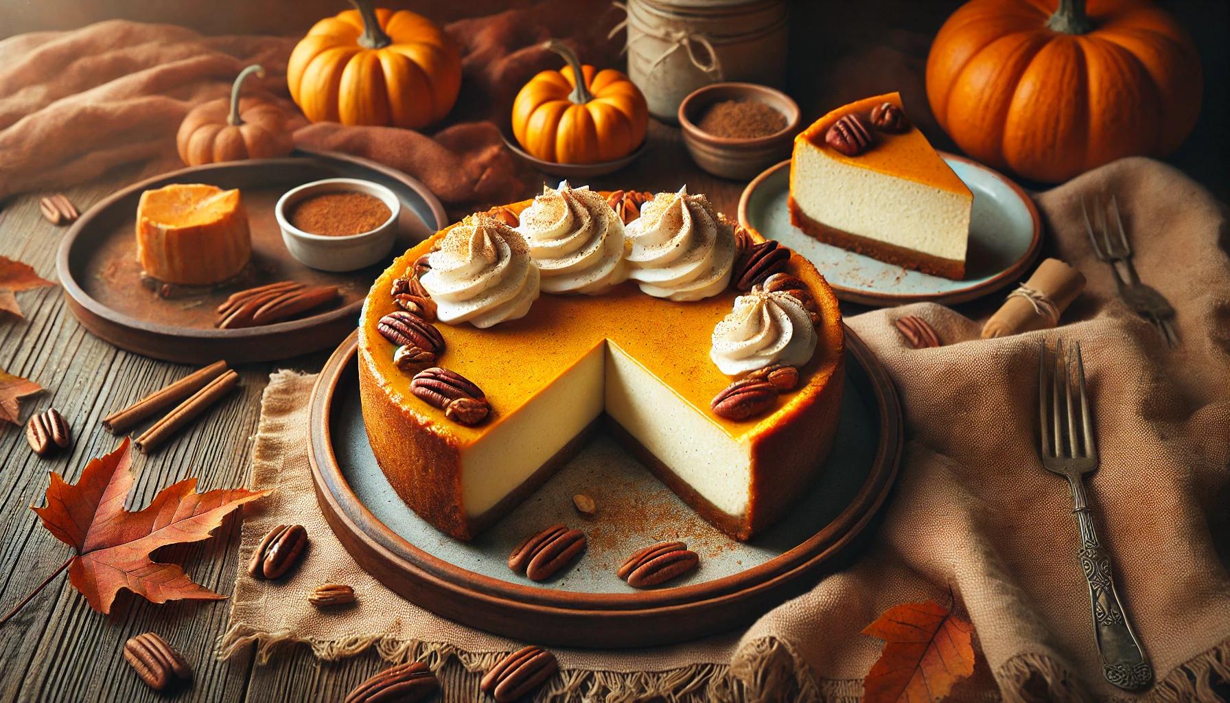 Cheesecake cu Dovleac - Desert de Toamna