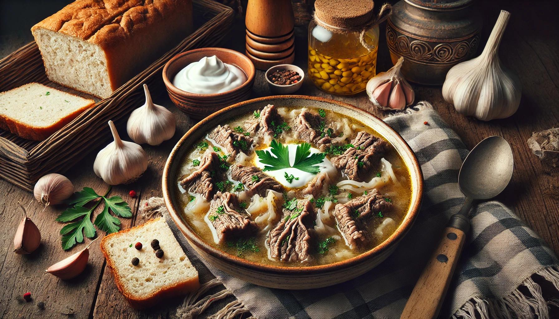 Ciorba de burta ardeleneasca - reteta traditionala