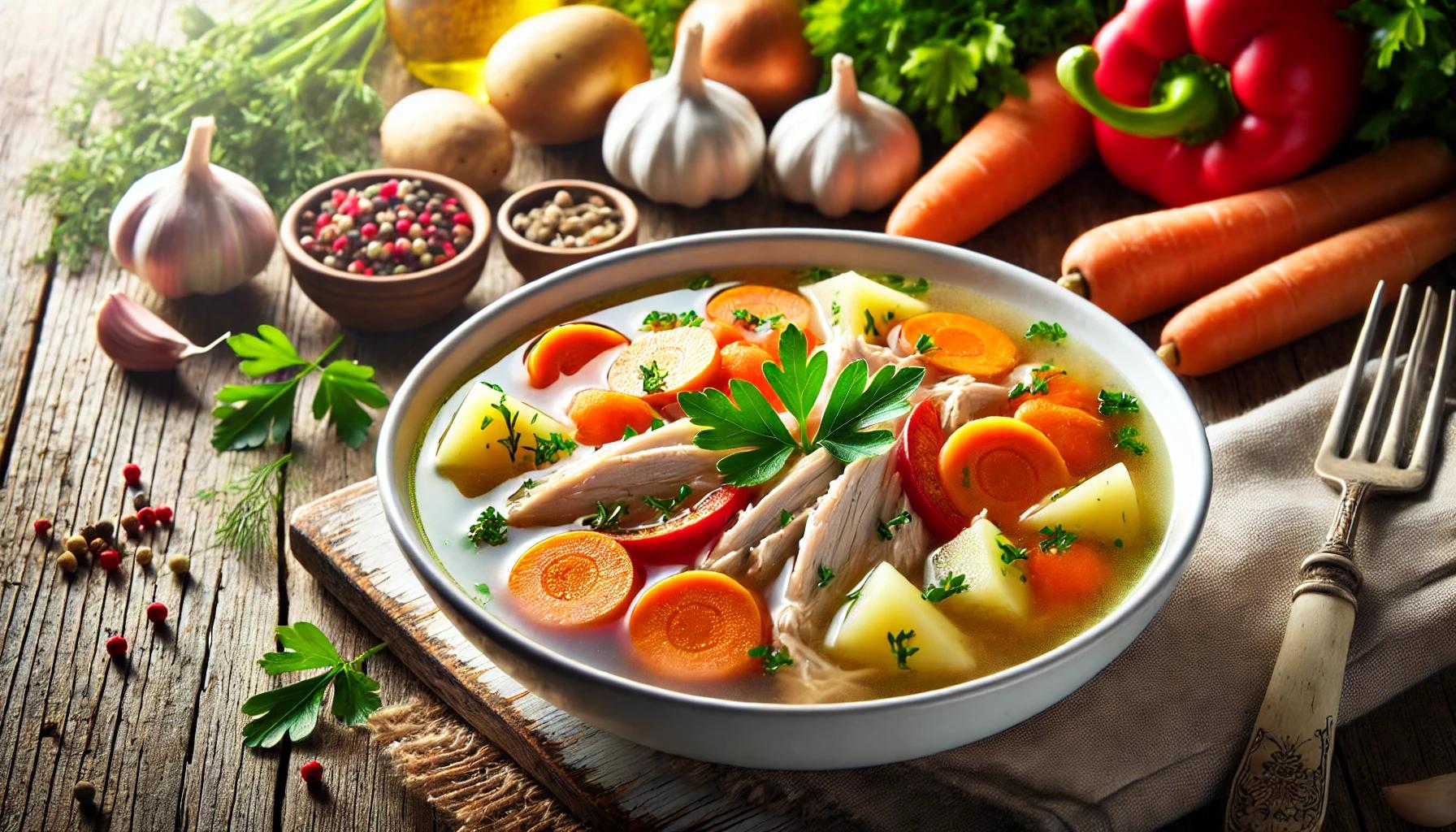 Ciorba de curcan - delicioasa si hranitoare