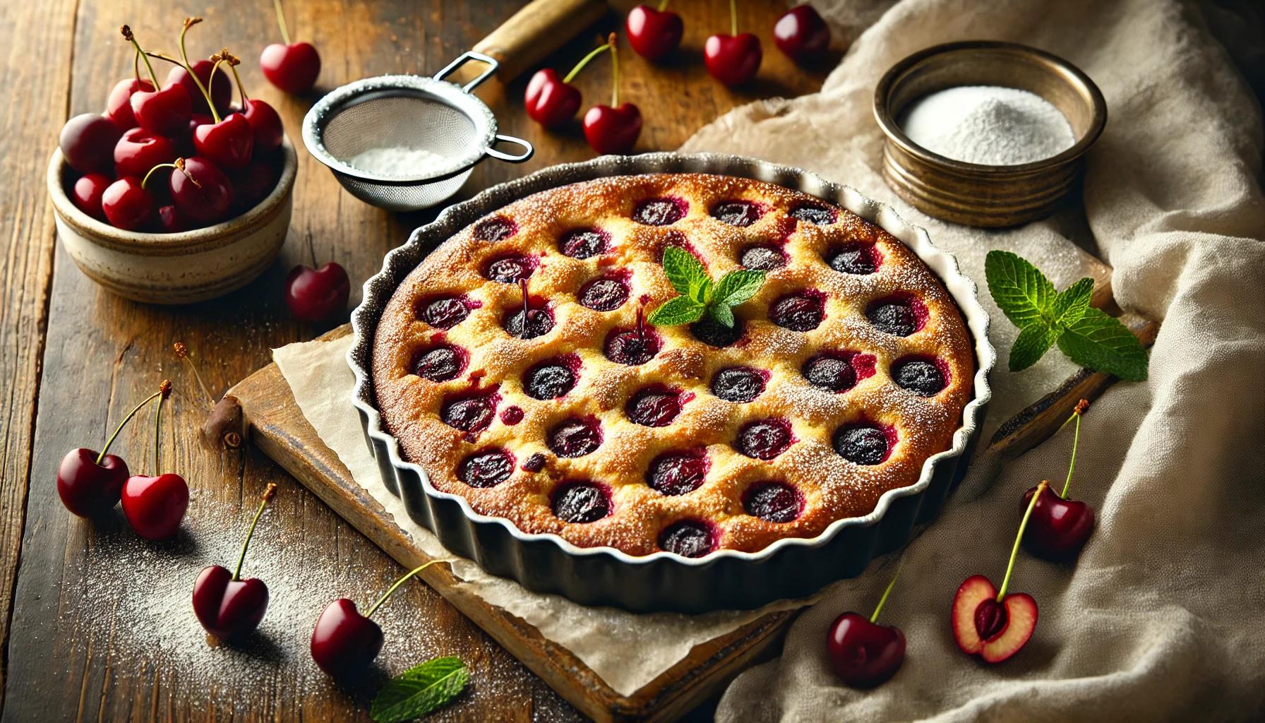 Clafoutis cu cirese - Cea mai simpla reteta