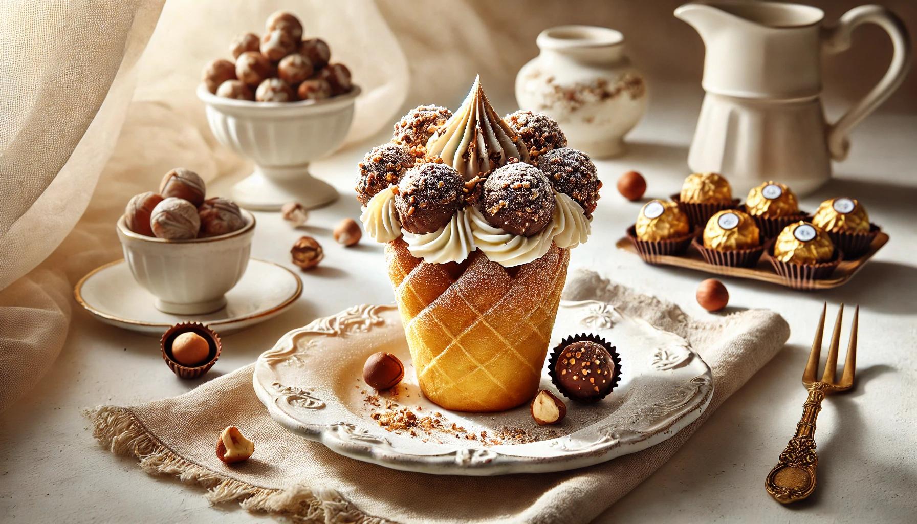 Cornete Ferrero Rocher - desert rafinat pentru ocazii speciale
