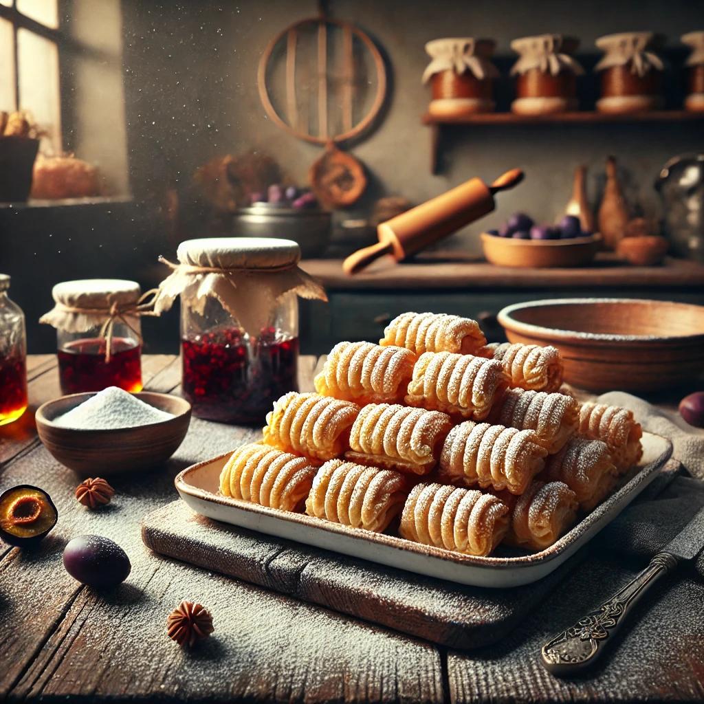 Cornulete de post cu margarina - reteta delicioasa