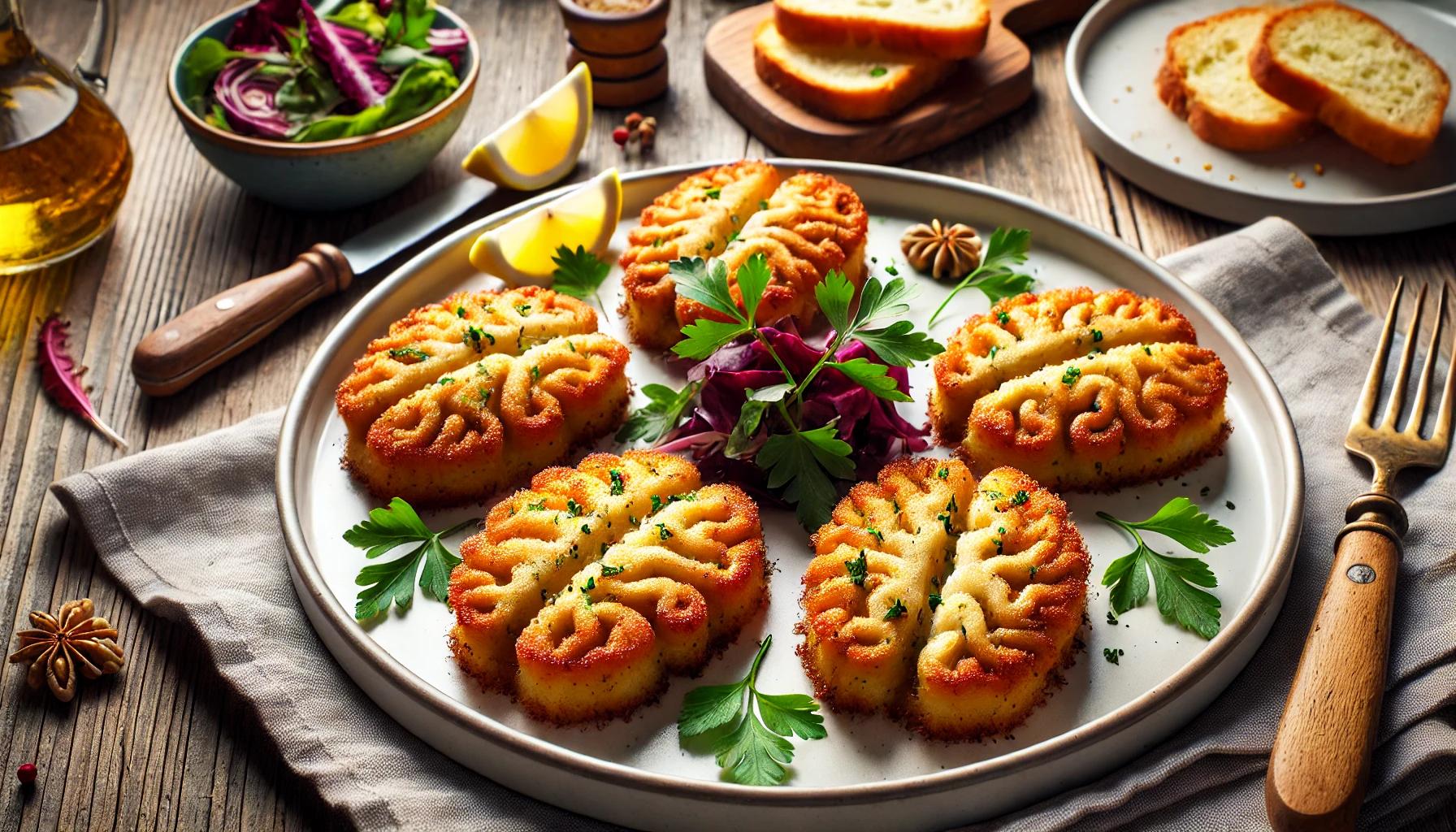 Creier pane la cuptor - reteta delicioasa si usor de preparat