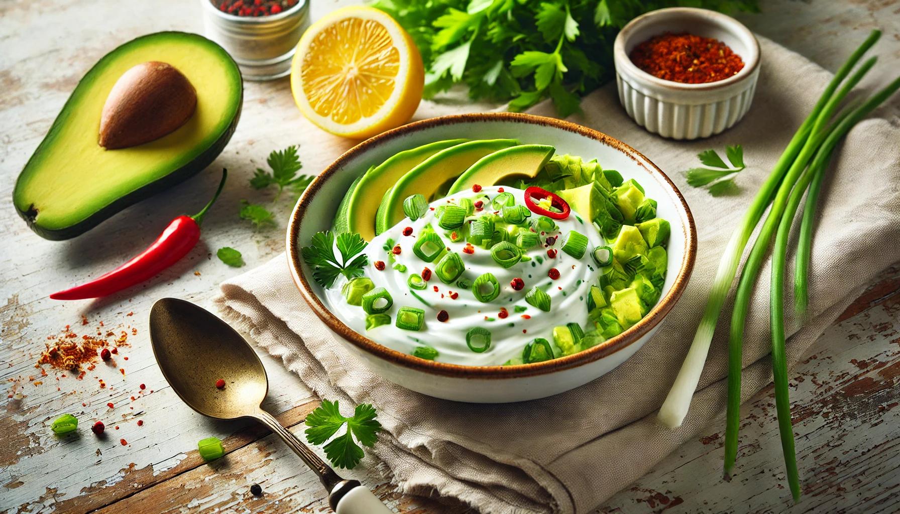 Crema de avocado cu iaurt - reteta rapida si sanatoasa