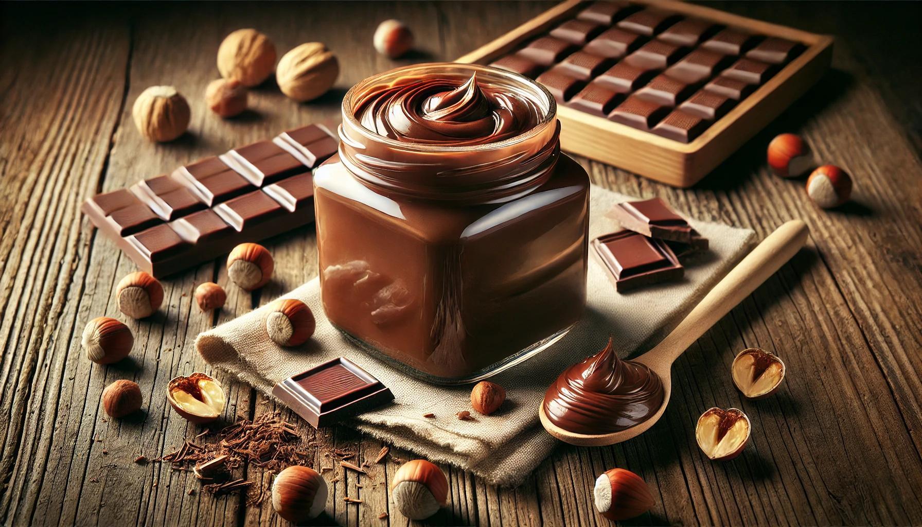 Crema de ciocolata cu alune (Nutella de casa)