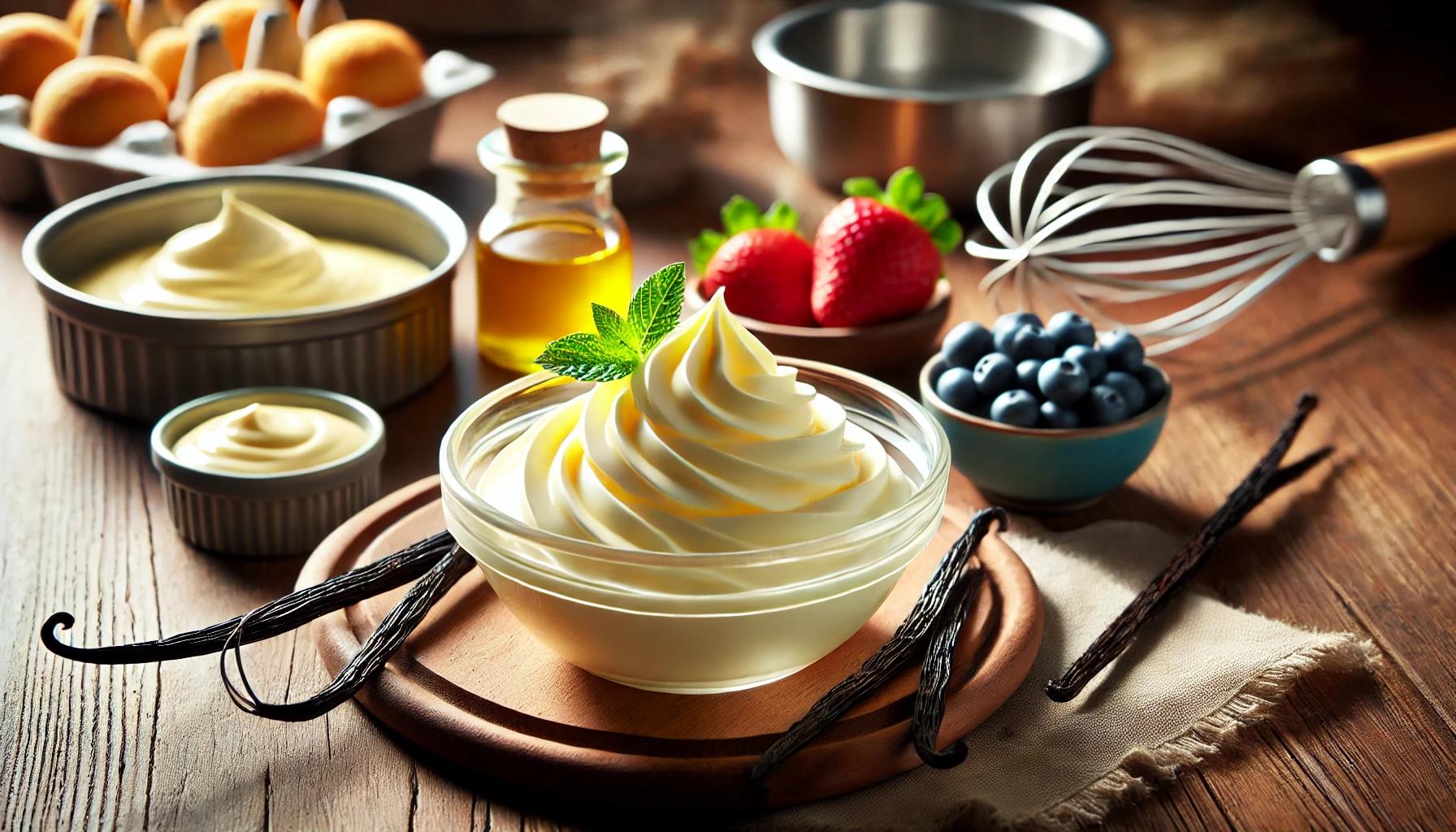 Crema delicioasa de vanilie pentru prajituri