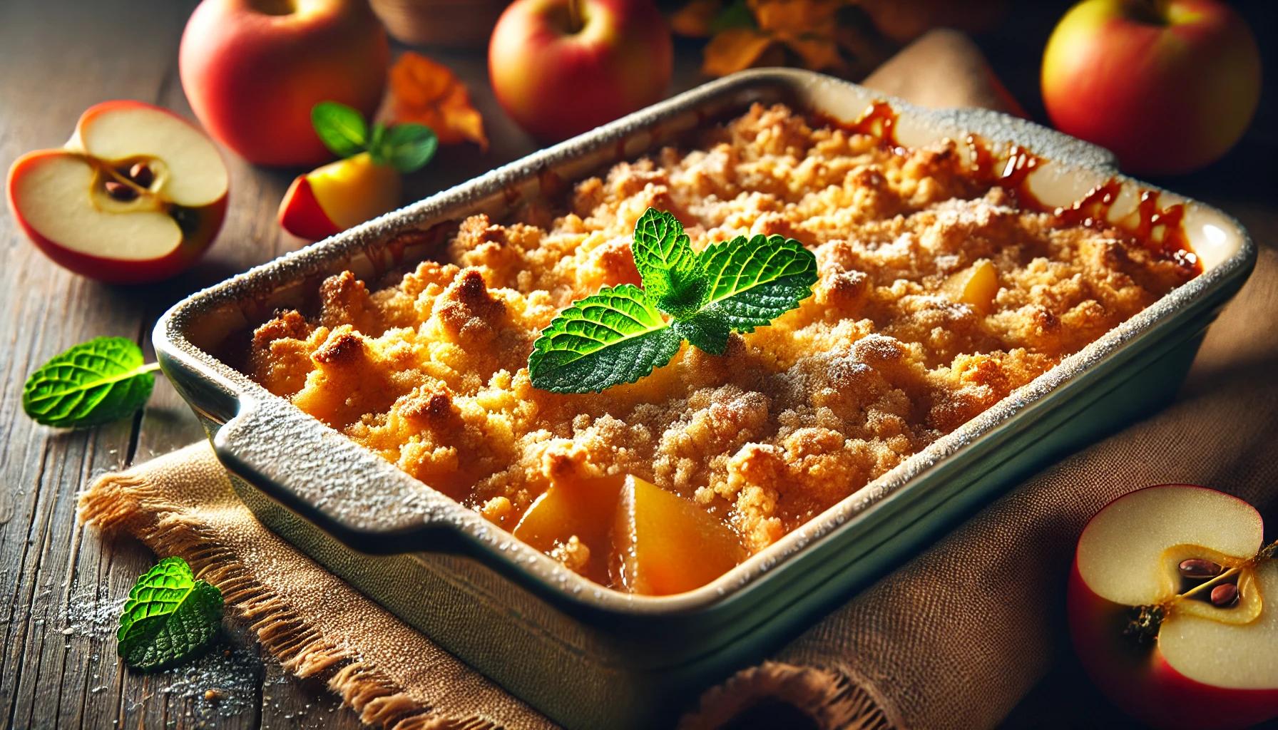 Crumble cu mere - cea mai simpla reteta
