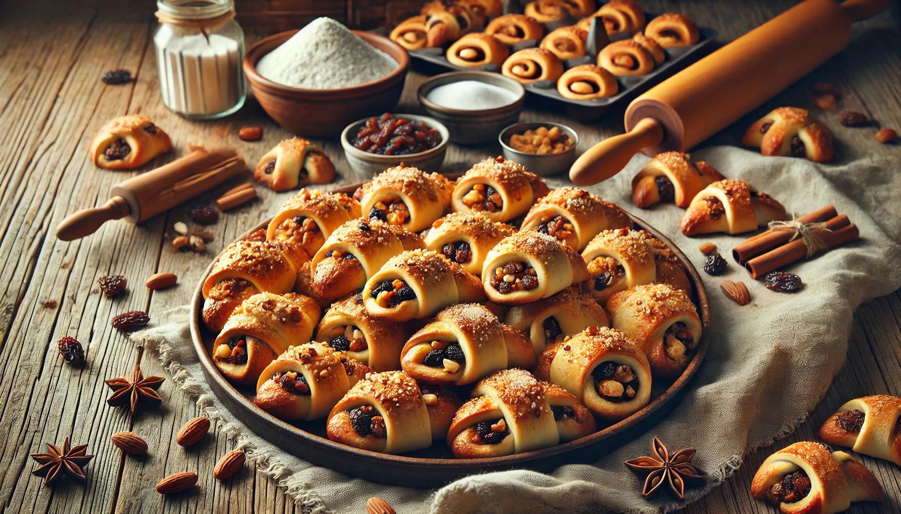 Cum faci Rugelach - cornulete fragede