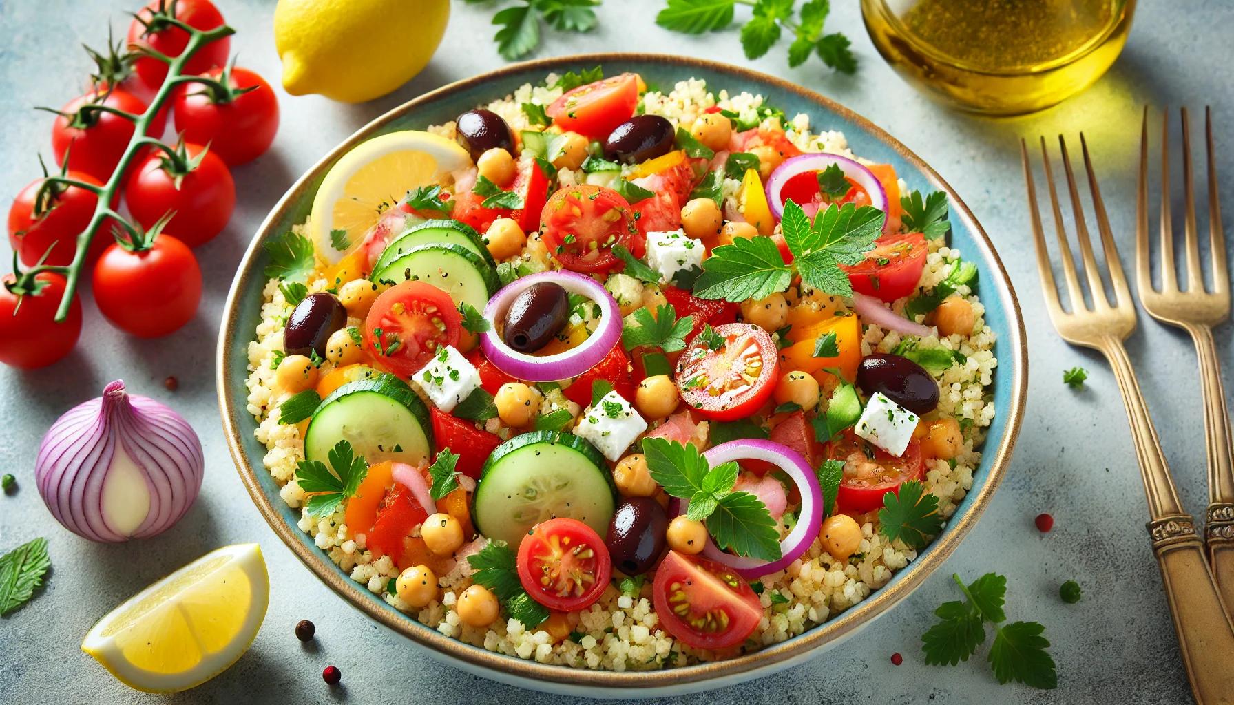 Cuscus cu legume mediteraneene - reteta sanatoasa