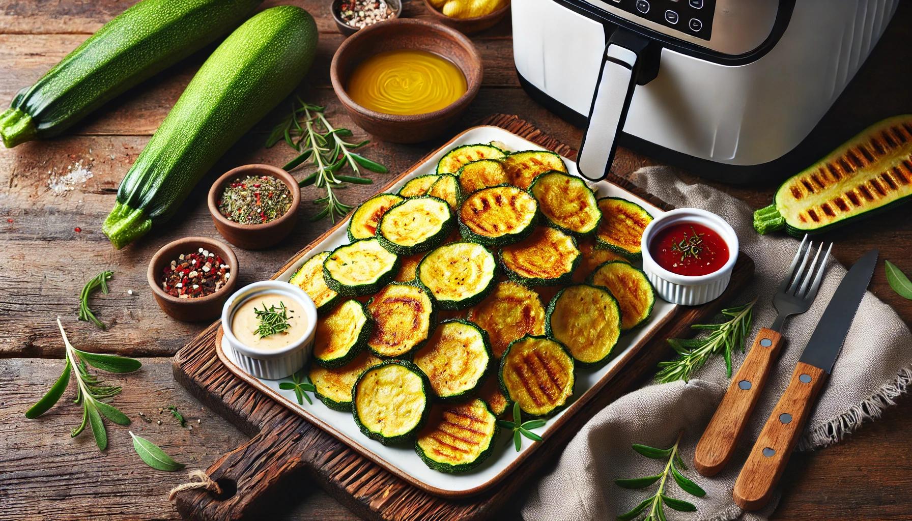 Dovlecei pane la airfryer - crocanti si gustosi