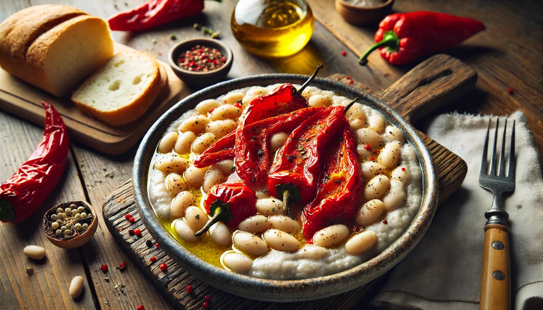 Fasole batuta cu ardei copt - reteta simpla si delicioasa