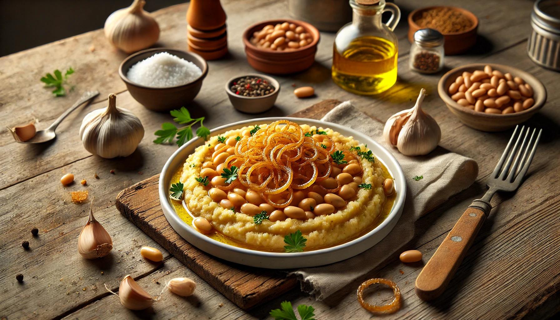 Fasole batuta cu ceapa caramelizata - reteta delicioasa