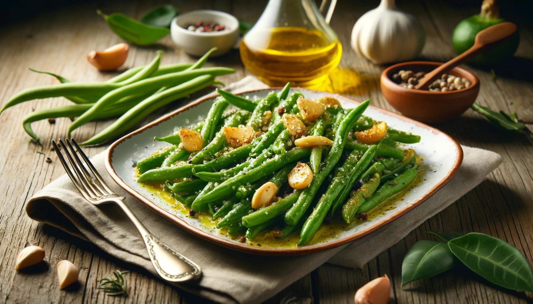 Fasole pastai cu usturoi - garnitura simpla si delicioasa