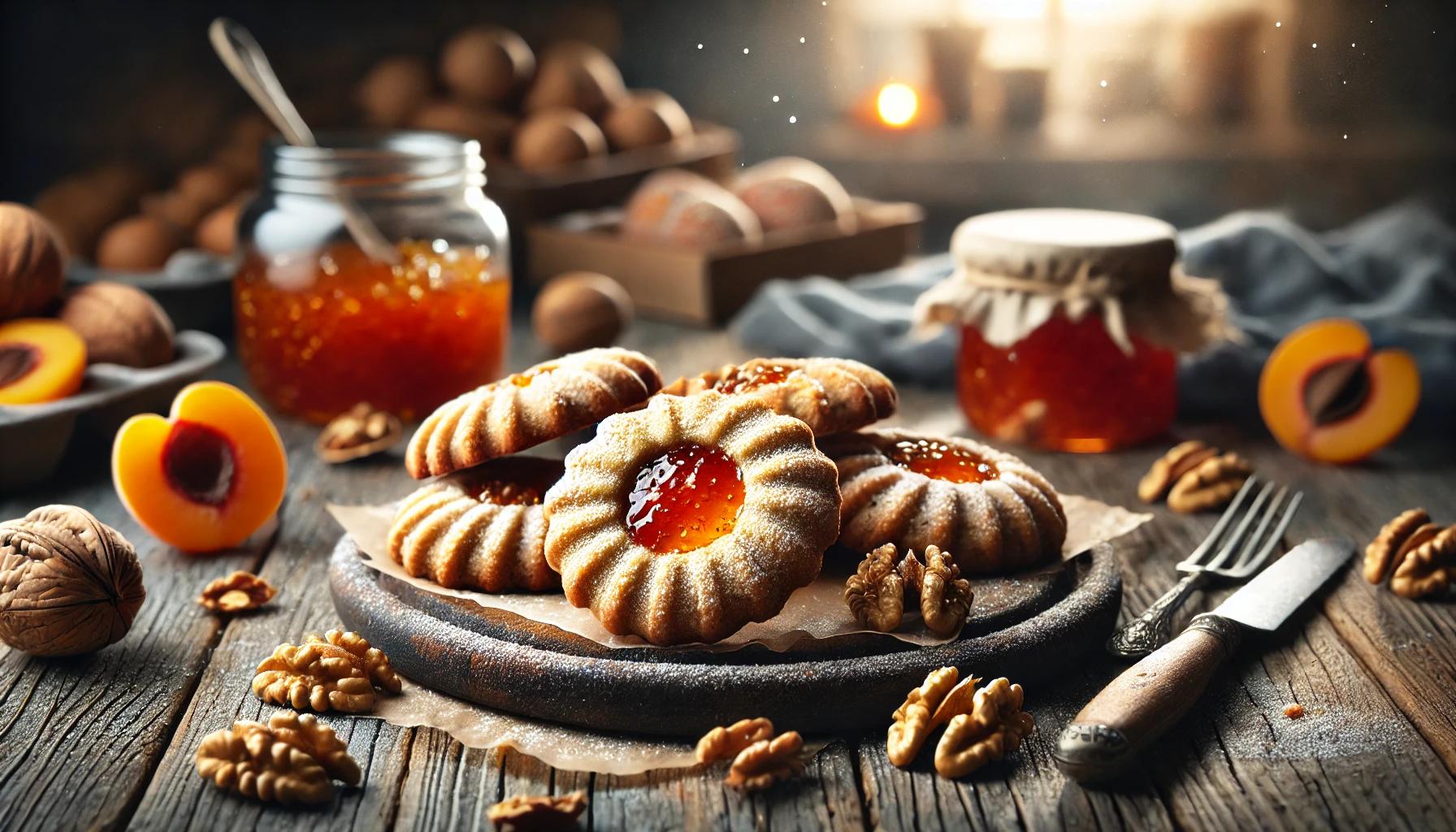 Fursecuri cu nuci si gem - un deliciu clasic