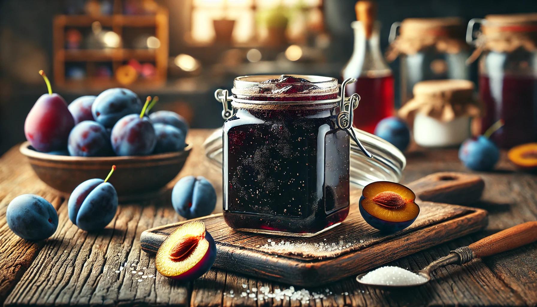 Gem de prune la cuptor - Reteta gustoasa si simpla