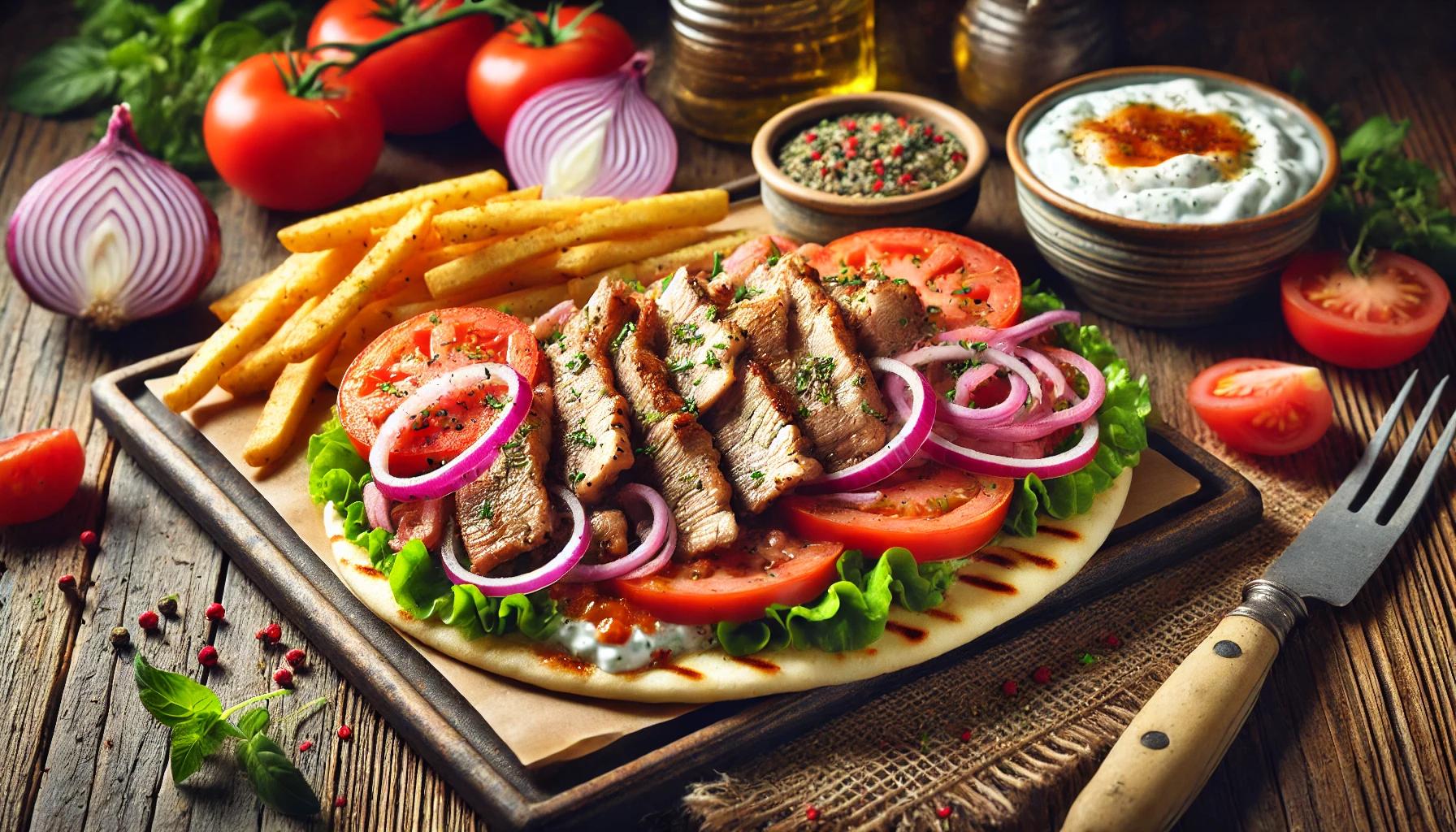 Gyros ca in Grecia - Reteta Originala