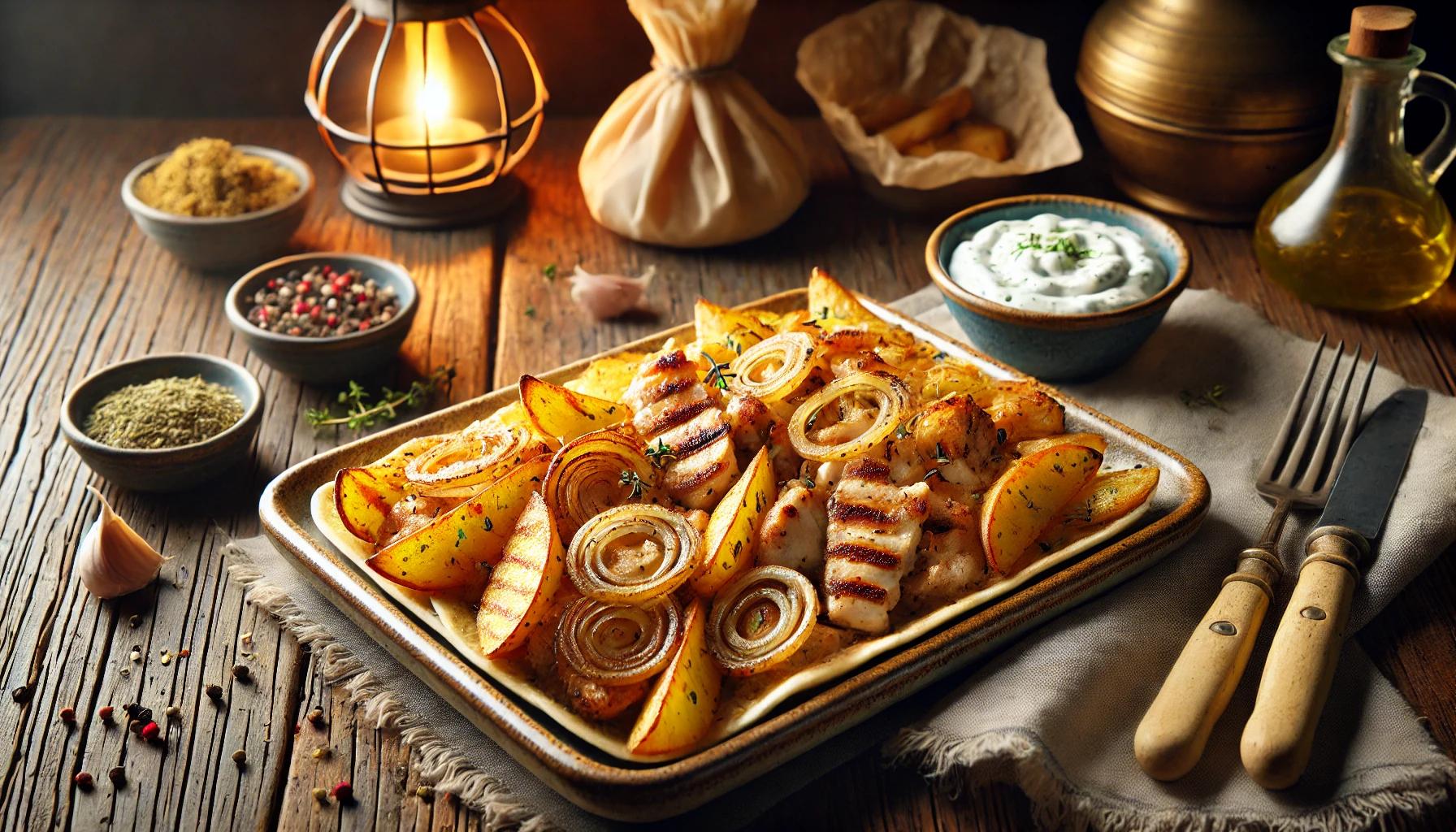 Gyros la Cuptor - Reteta Savuroasa si Sanatoasa