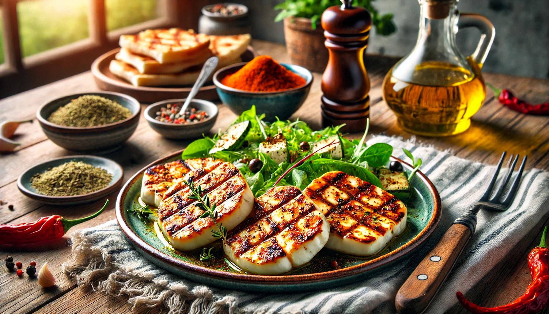 Halloumi la gratar - pur si simplu irezistibil
