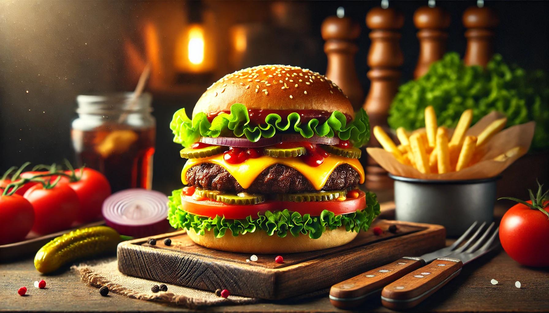 Hamburger suculent de casa
