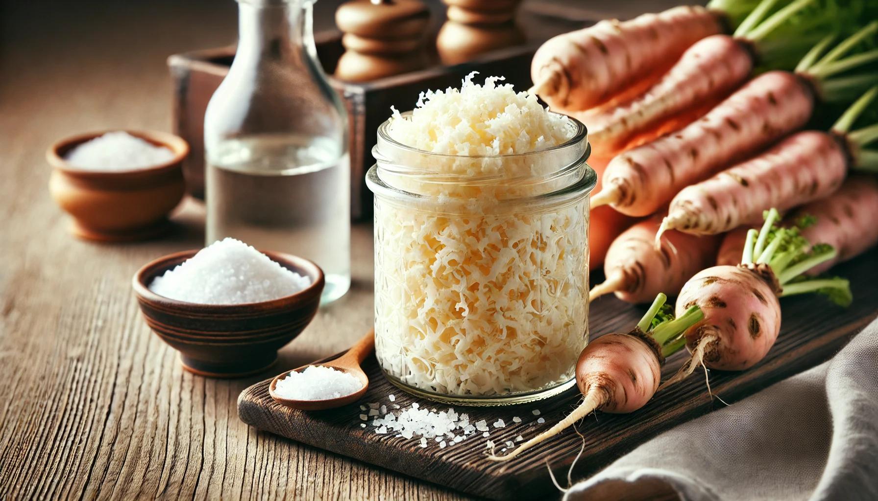 Hrean ras la borcan cu otet - Cel mai bun hrean