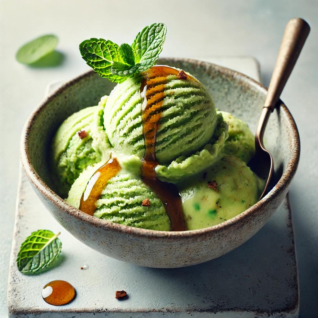 Inghetata vegana de avocado - Deliciu cremos si sanatos