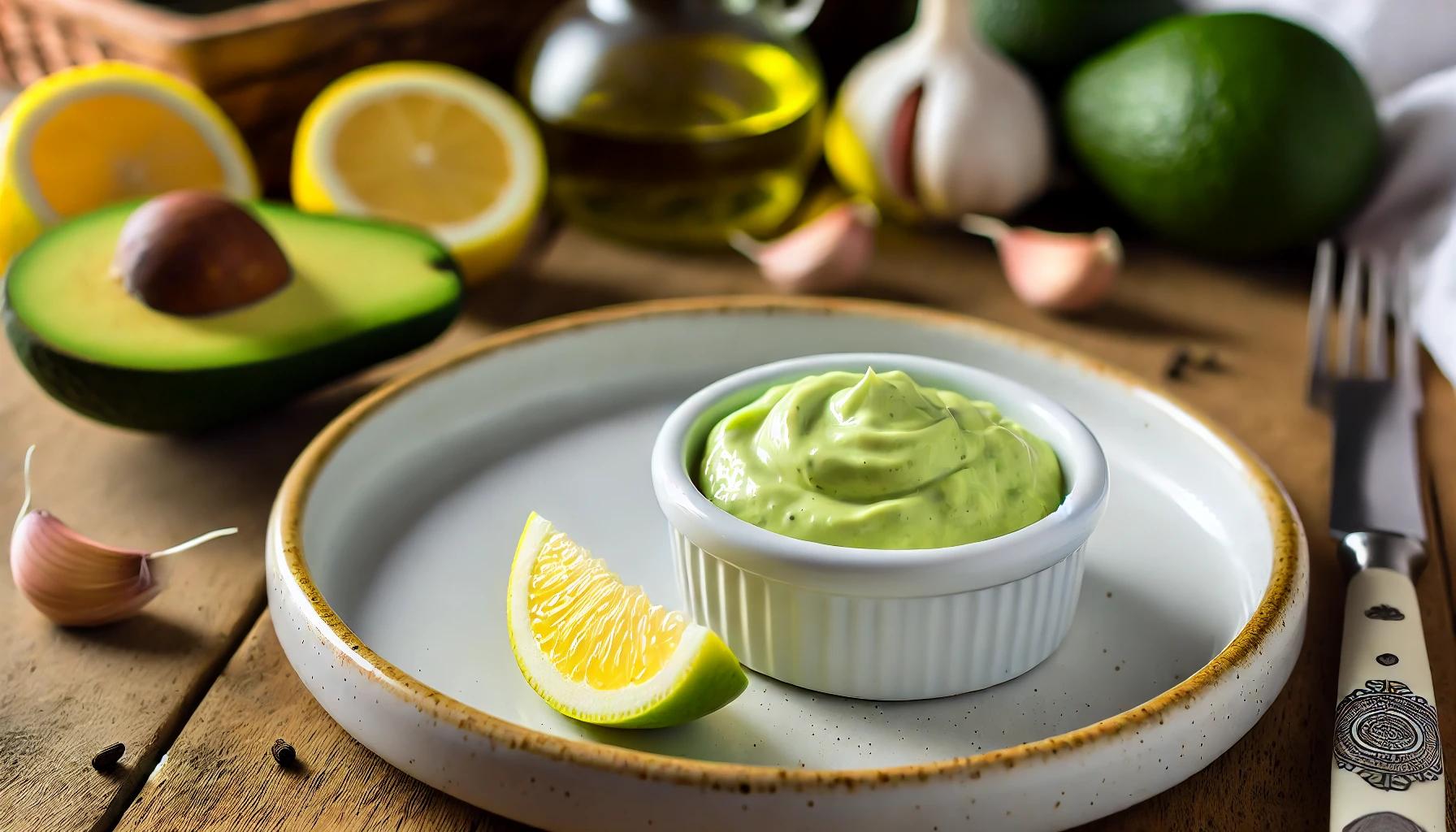 Maioneza de post cu avocado - simpla si gustoasa
