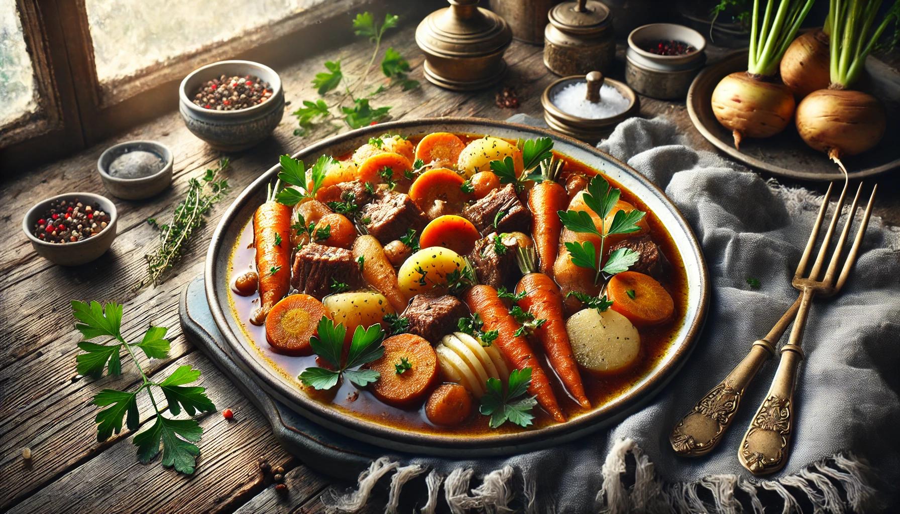 Mancare de napi cu carne - reteta traditionala