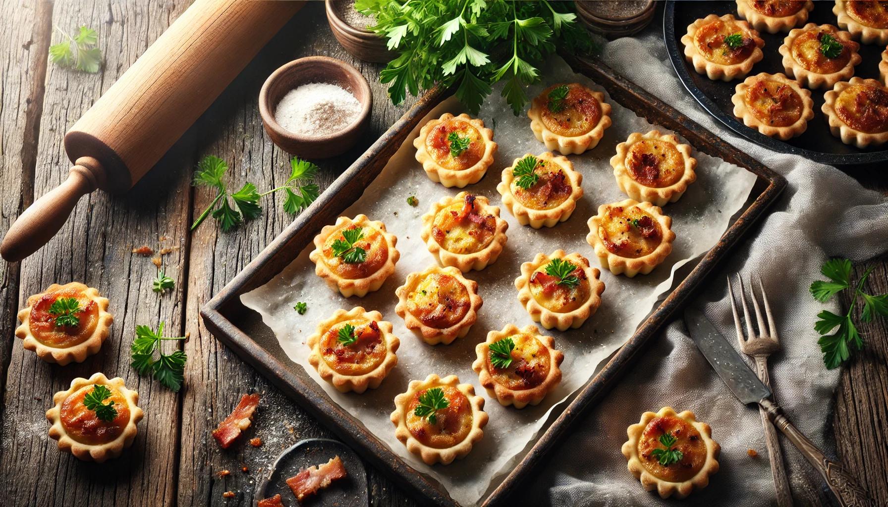 Mini-Tarte Sarate - Reteta Simpla si Delicioasa