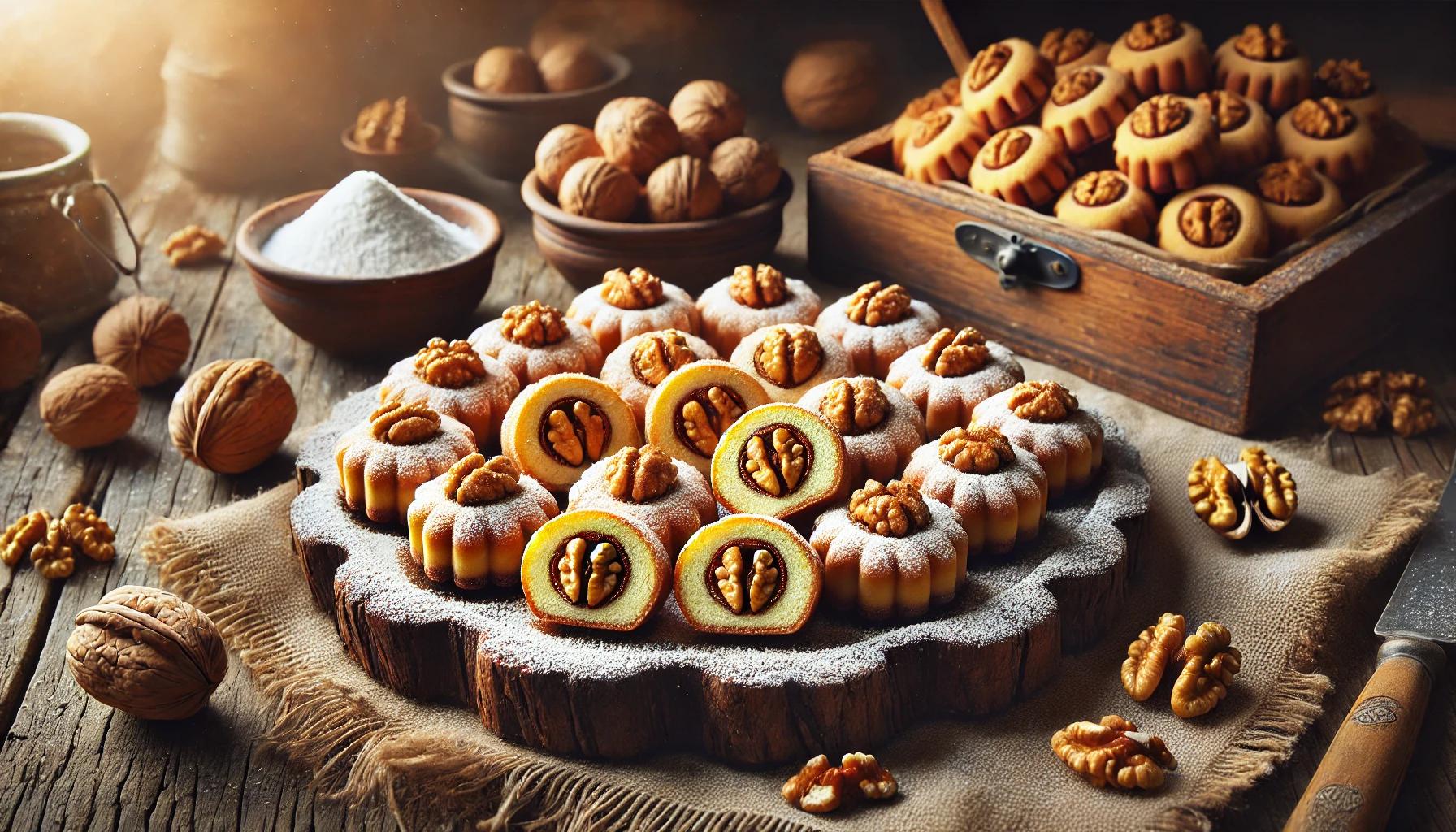 Nuci Umplute - Reteta de Desert Traditional