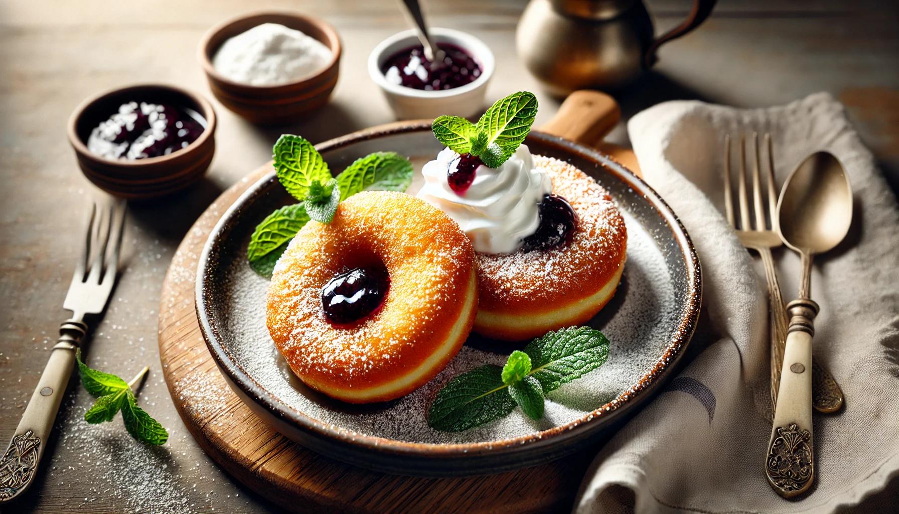 Papanasi cu Smantana si Dulceata - Reteta Traditionala