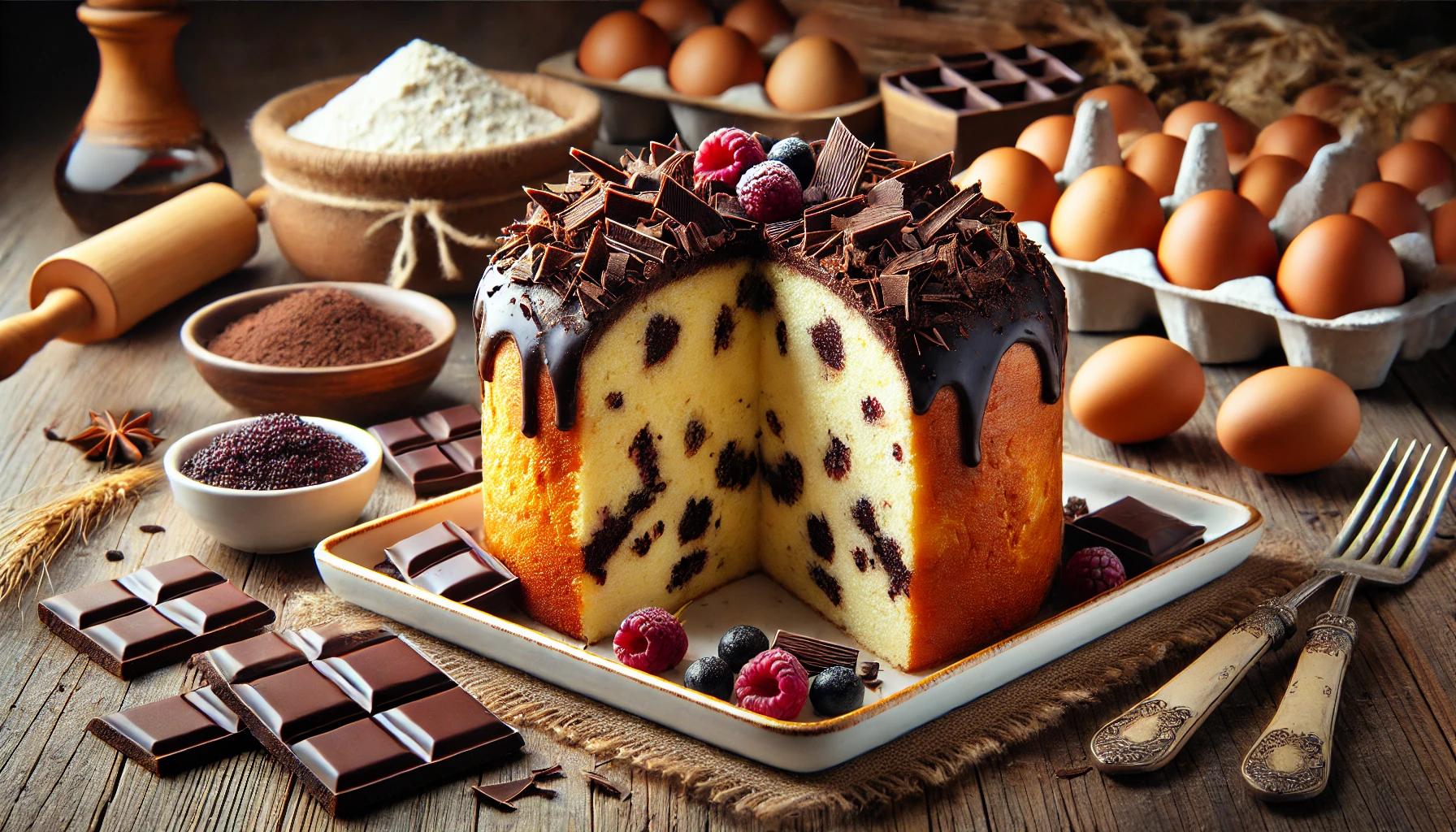 Pasca poloneza cu ciocolata - Desert traditional de Paste