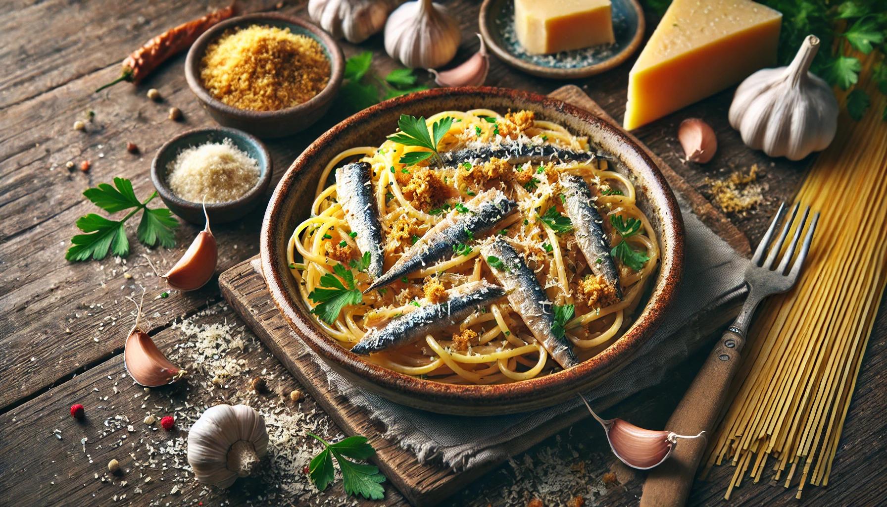 Paste cu ansoa si usturoi - reteta simpla si aromata