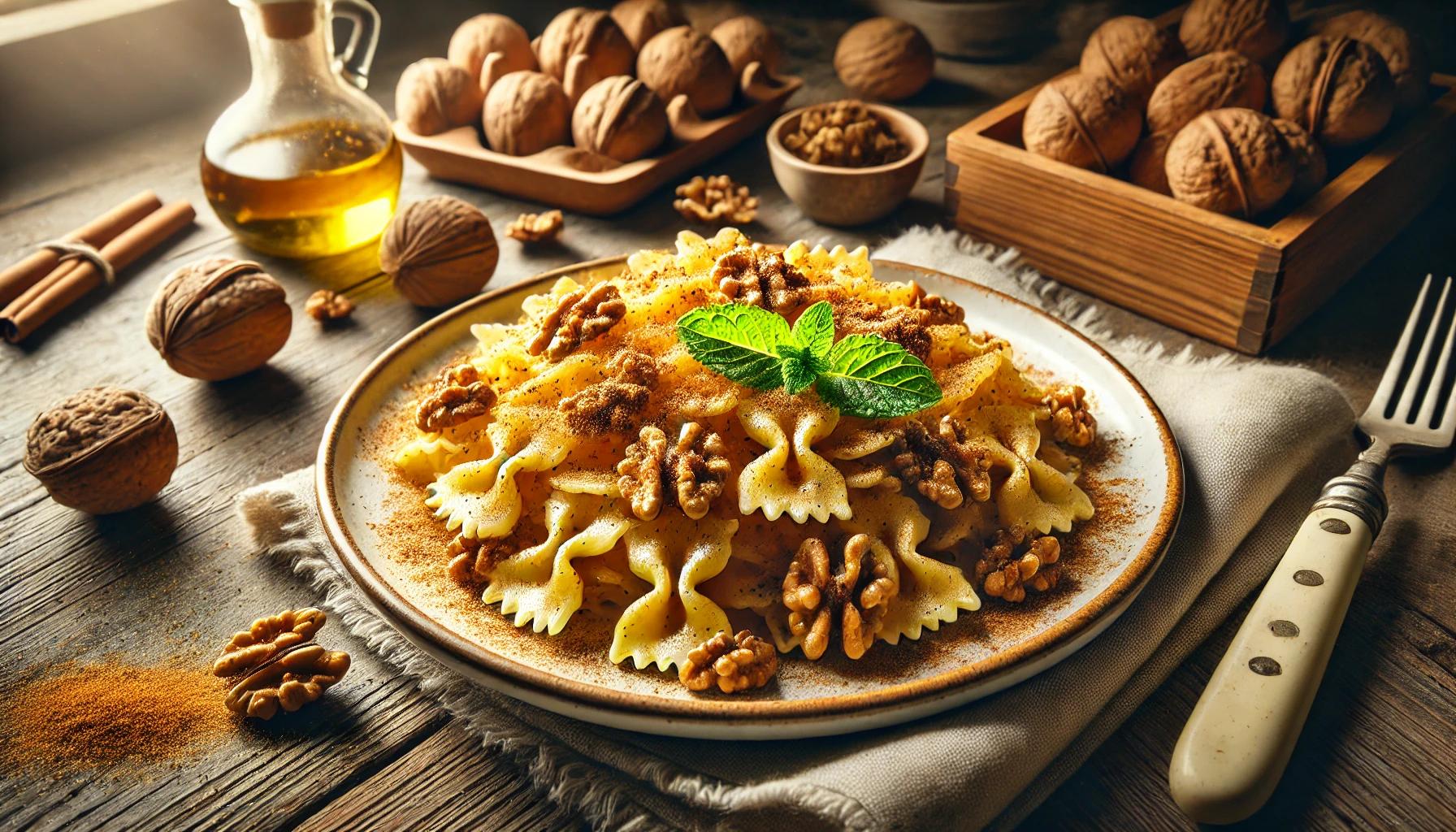 Paste cu Nuca - Reteta Simpla si Gustoasa