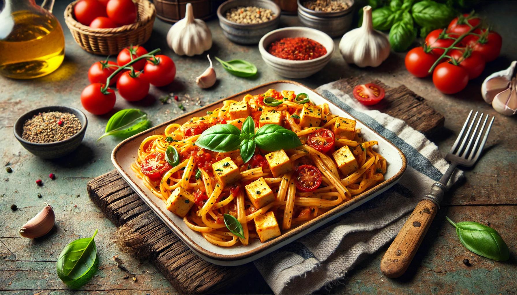 Paste cu tofu - reteta sanatoasa in doar 20 de minute