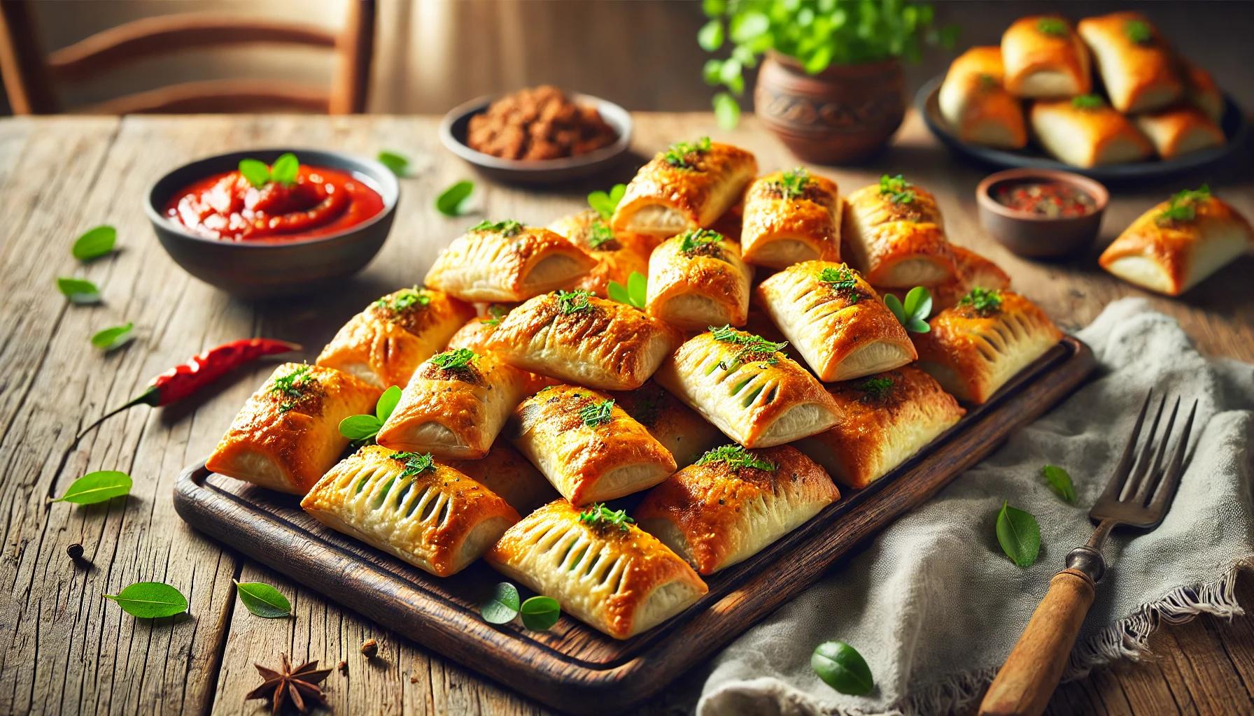 Pateuri cu carne tocata picanta - reteta usoara