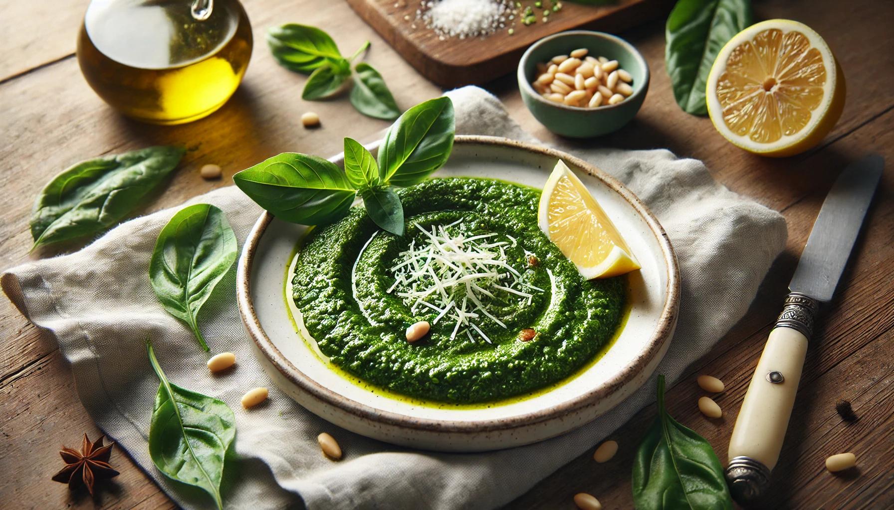 Pesto de leurda - reteta simpla si rapida