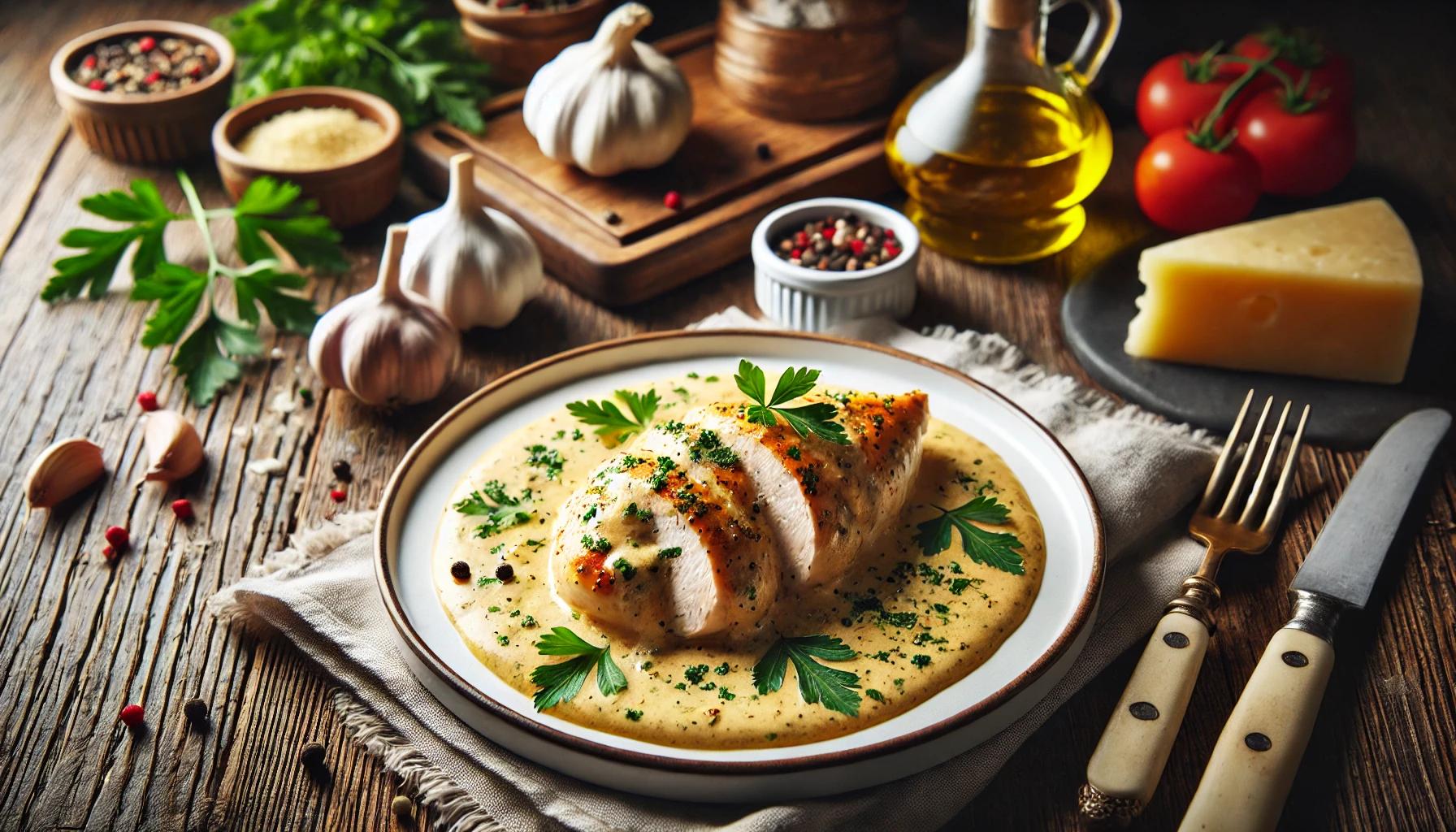 Piept de Pui Cremos - Cina Savuroasa si Rapida